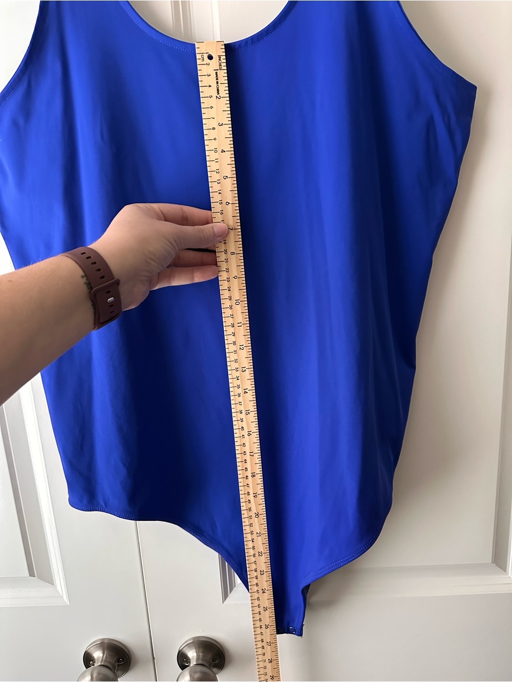 torrid Cobalt Blue Scoop Neck Tank Bodysuit - Picture 3 of 6